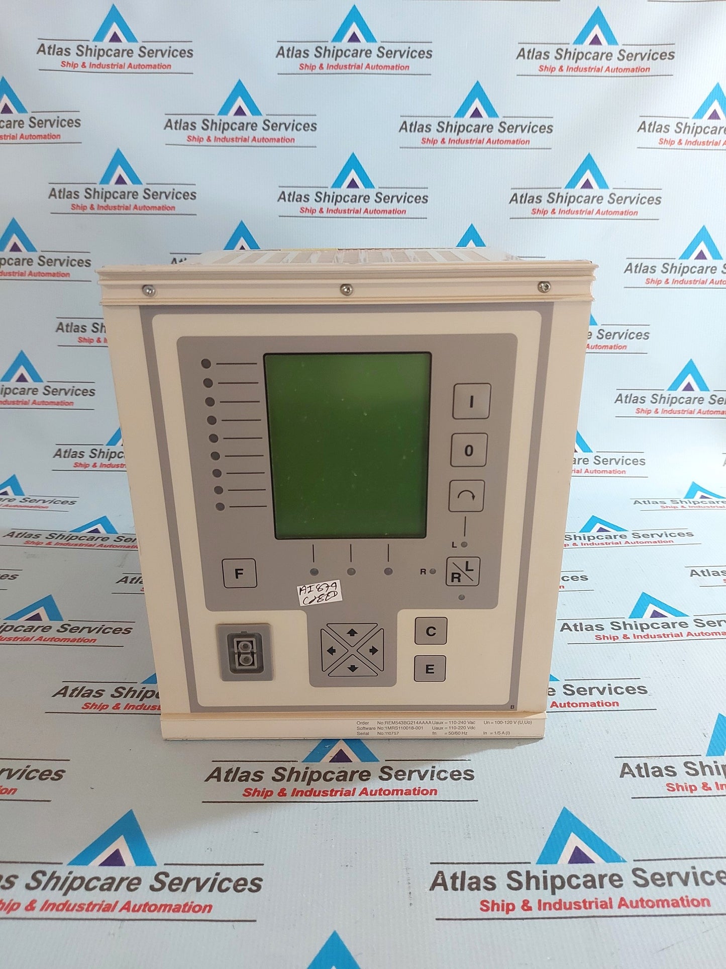 ABB REM 543 MACHINE TERMINAL REM543BG214AAAA
