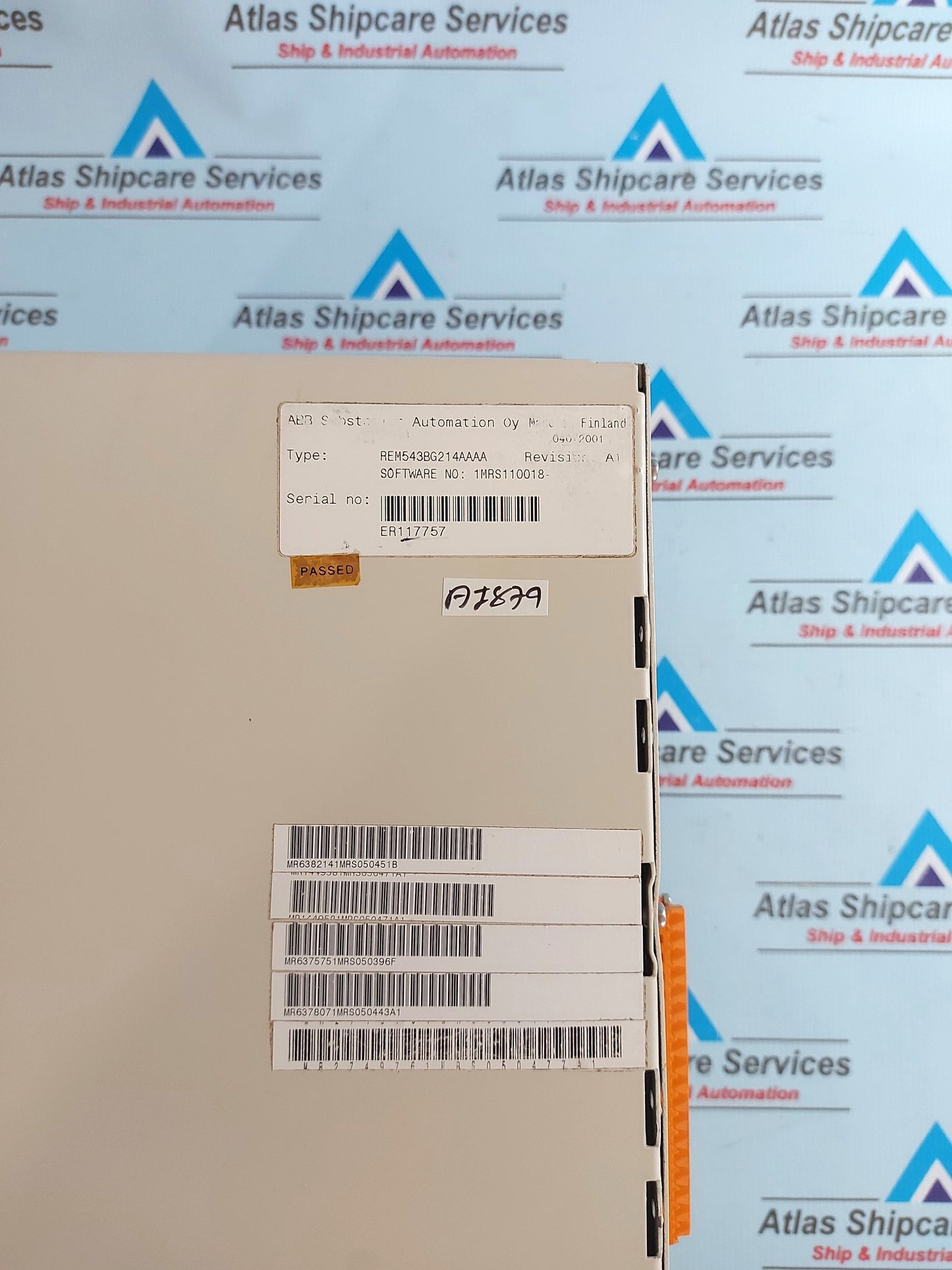 ABB REM 543 MACHINE TERMINAL REM543BG214AAAA