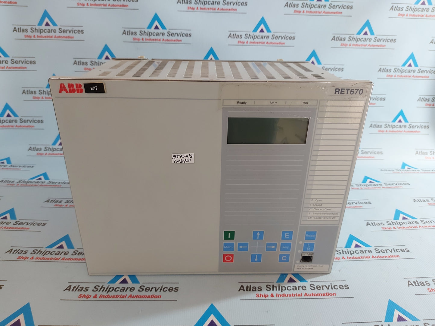 ABB RET670 TRANSFORMER PROTECTION IED 1MRK002816-AA