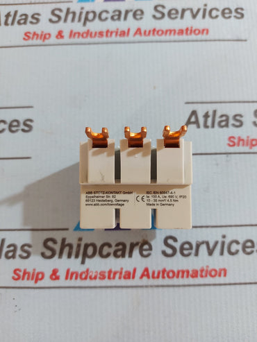 ABB S1-M3-35 1SAM201913R1103 THREE PHASE POWER INFEED BLOCK FEEDER TERMINAL