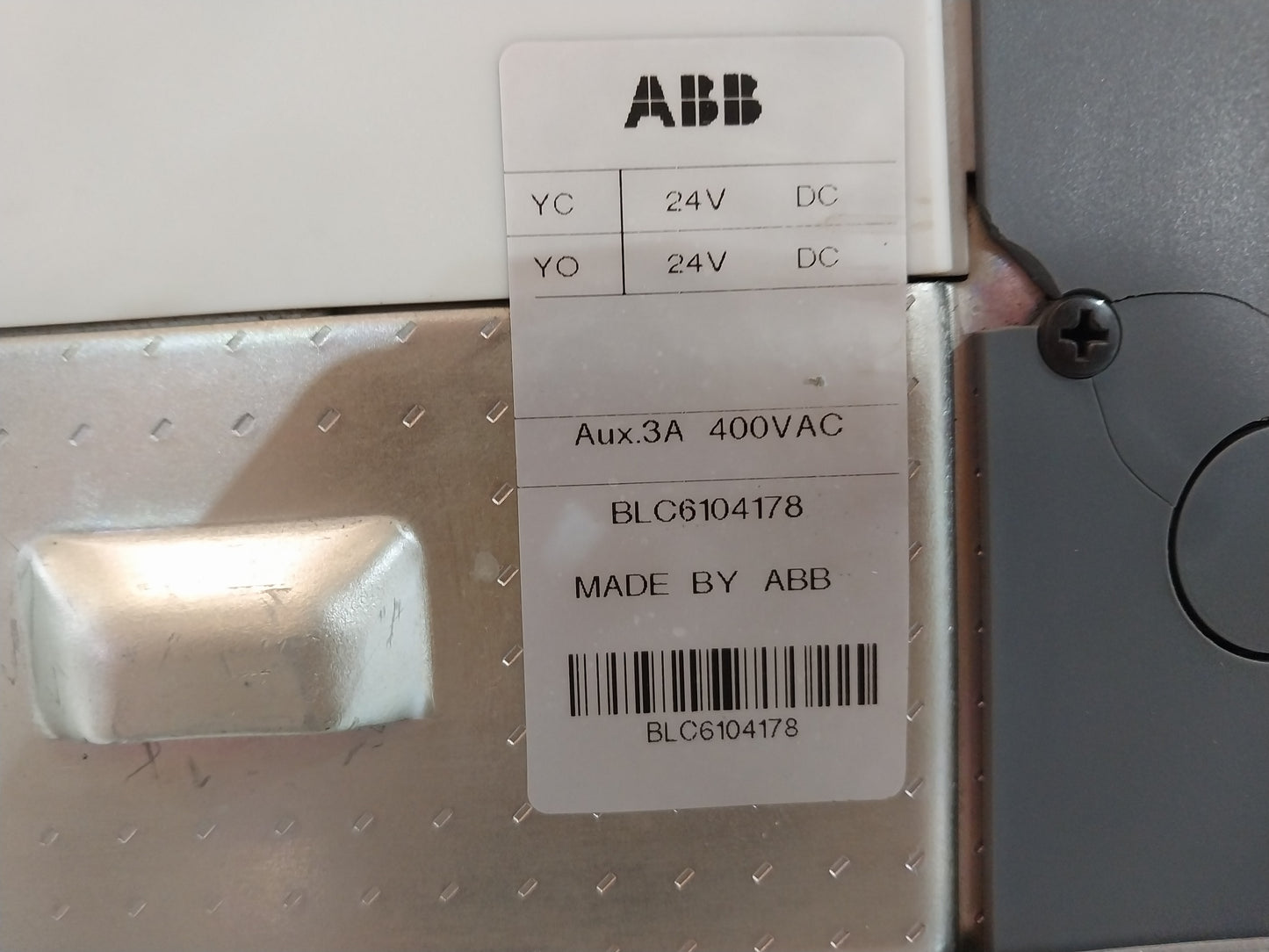 ABB SACE E1N 16 EMAX CIRCUIT BRAKER 1600A 690V SACE PR121/P