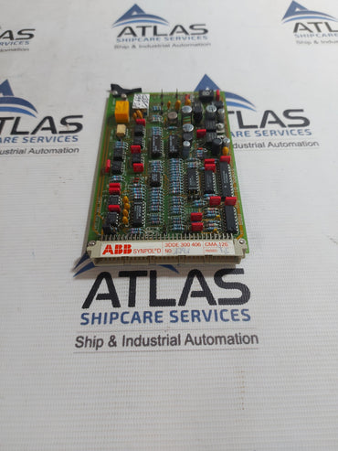 ABB SYNPOL D CMA 126 AE6 3DDE 300 406 PCB CARD