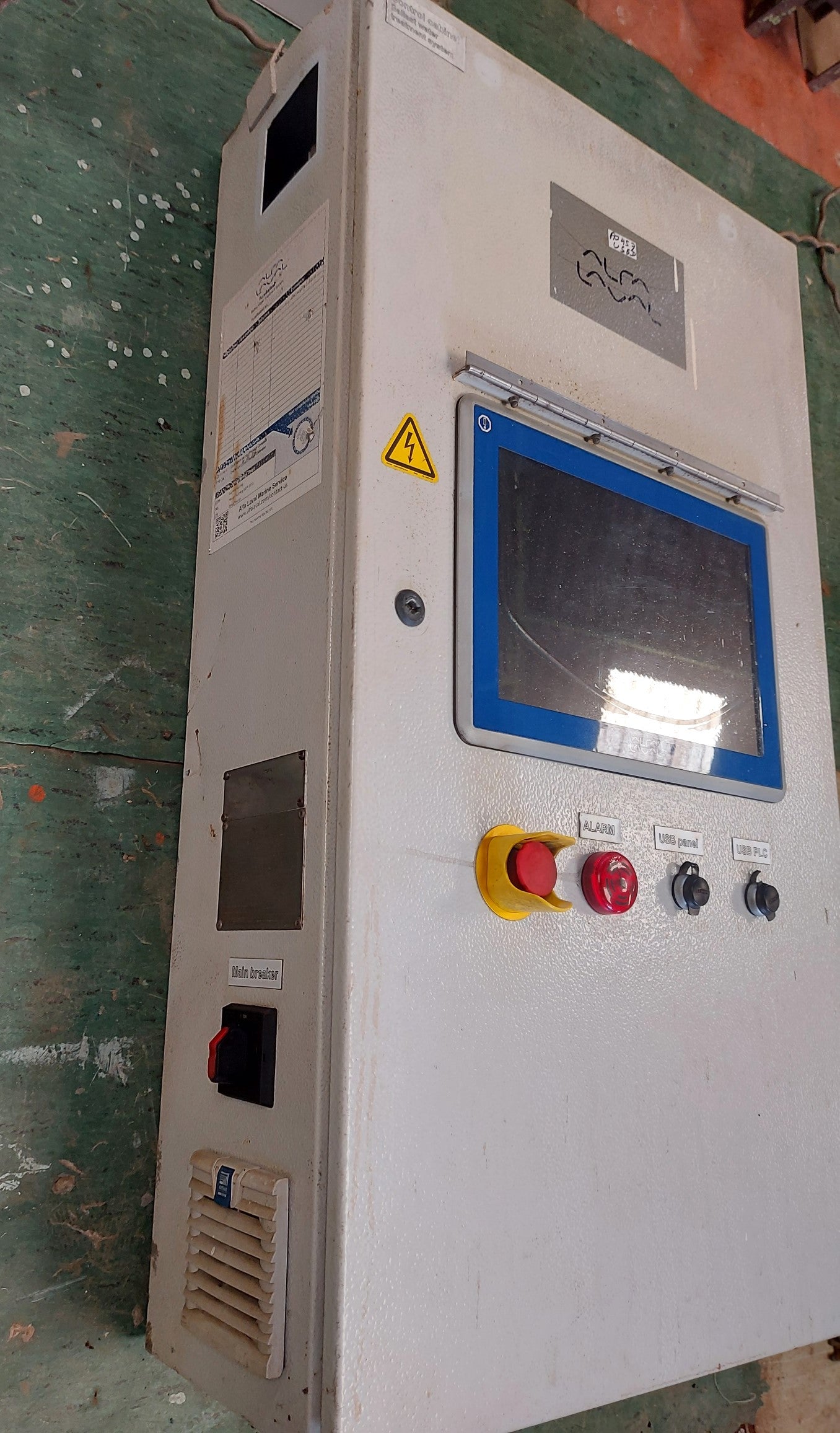 ALFA LAVAL CONTROL CABINET 9025738 80 VER.1