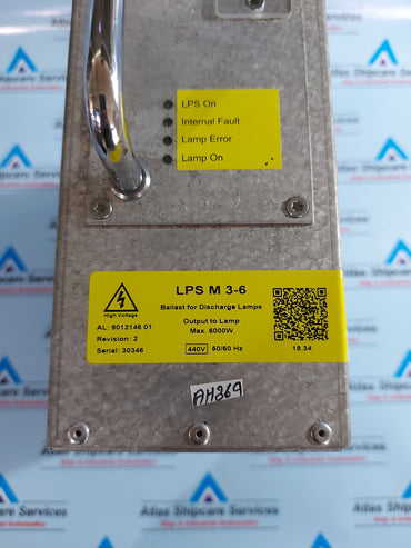 ALFA LAVAL LPS M 3-6 LAMP POWER SUPPLY 9012146 01 REVISION 2