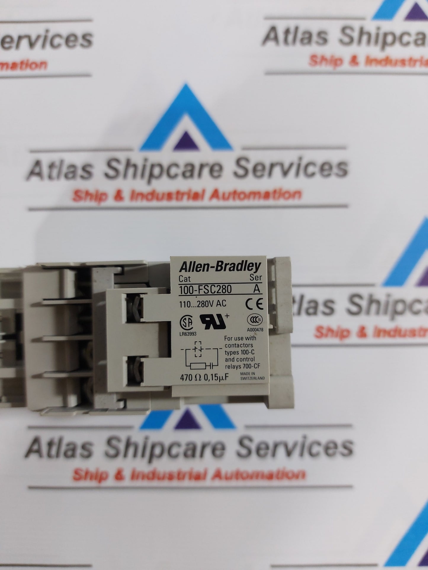 ALLEN-BRADLEY 100-C16*10 SER.B AUXILIARY CONTACT RELAY