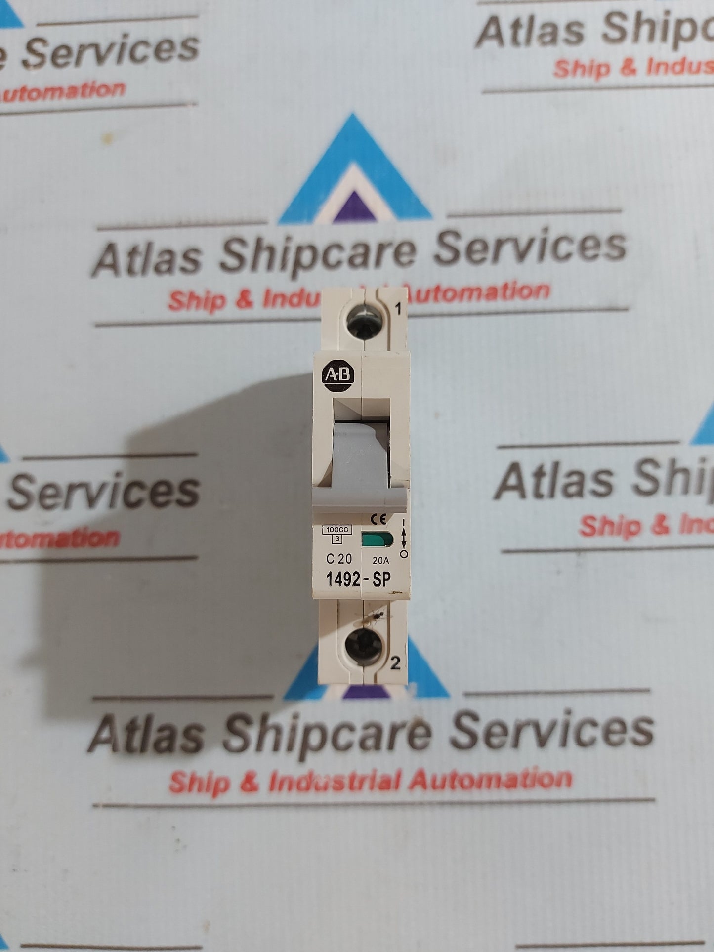 ALLEN-BRADLEY 1492-SP1C200 SER.C 1-POLE CIRCUIT BREAKER 20A