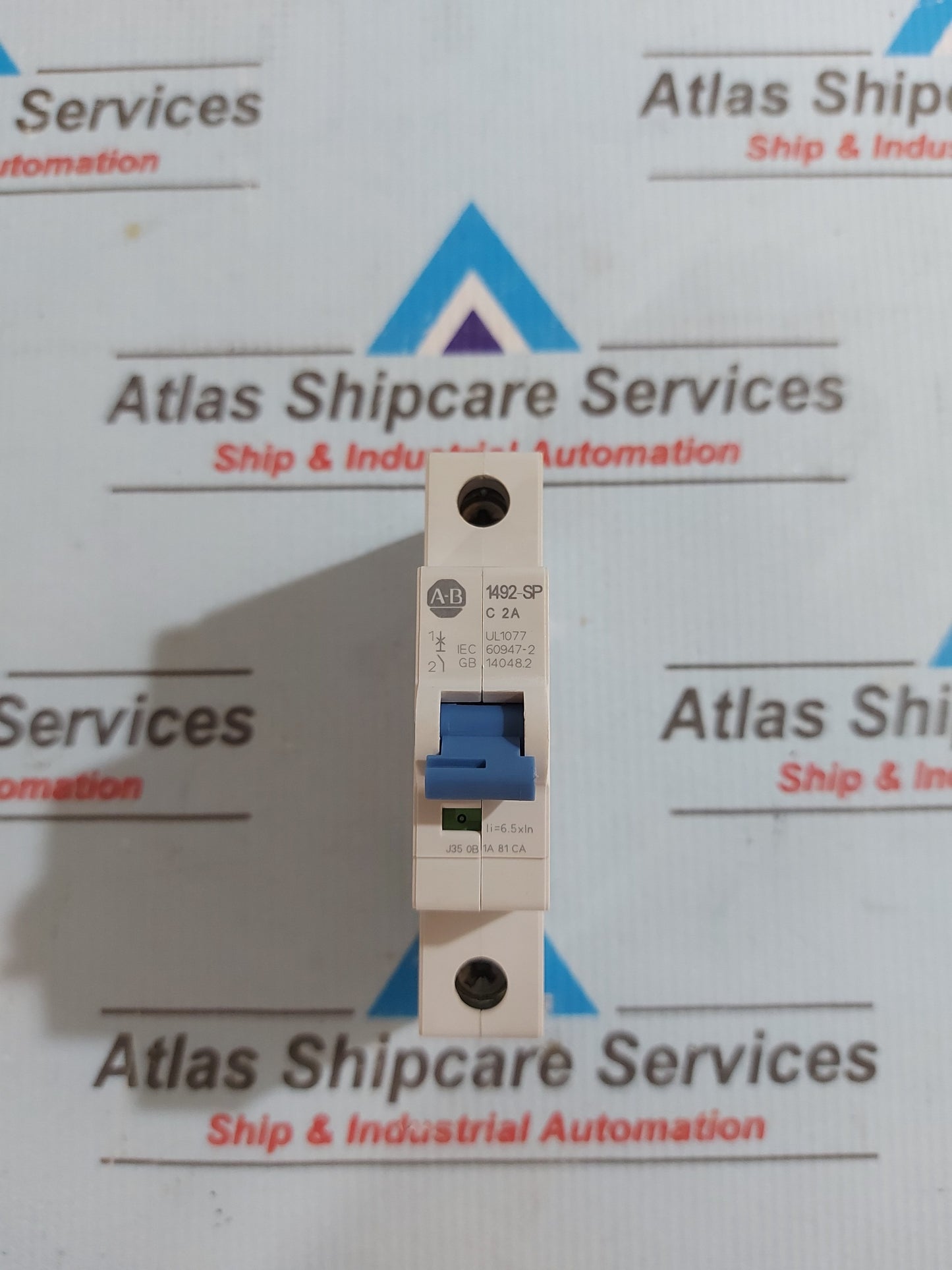 ALLEN-BRADLEY 1492-SPM1C020 SER.D CIRCUIT BREAKER 2A 1 POLE