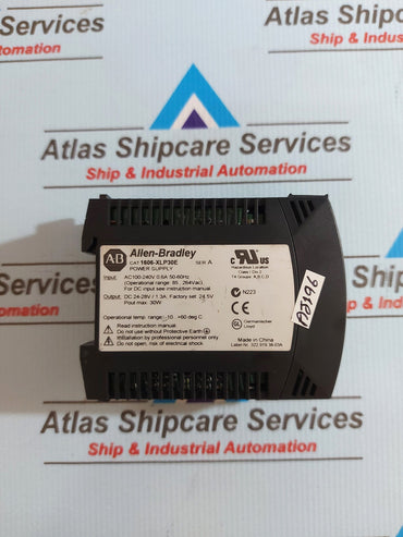 ALLEN-BRADLEY 1606-XLP30E POWER SUPPLY 100-240VAC 0.6A 50-60Hz