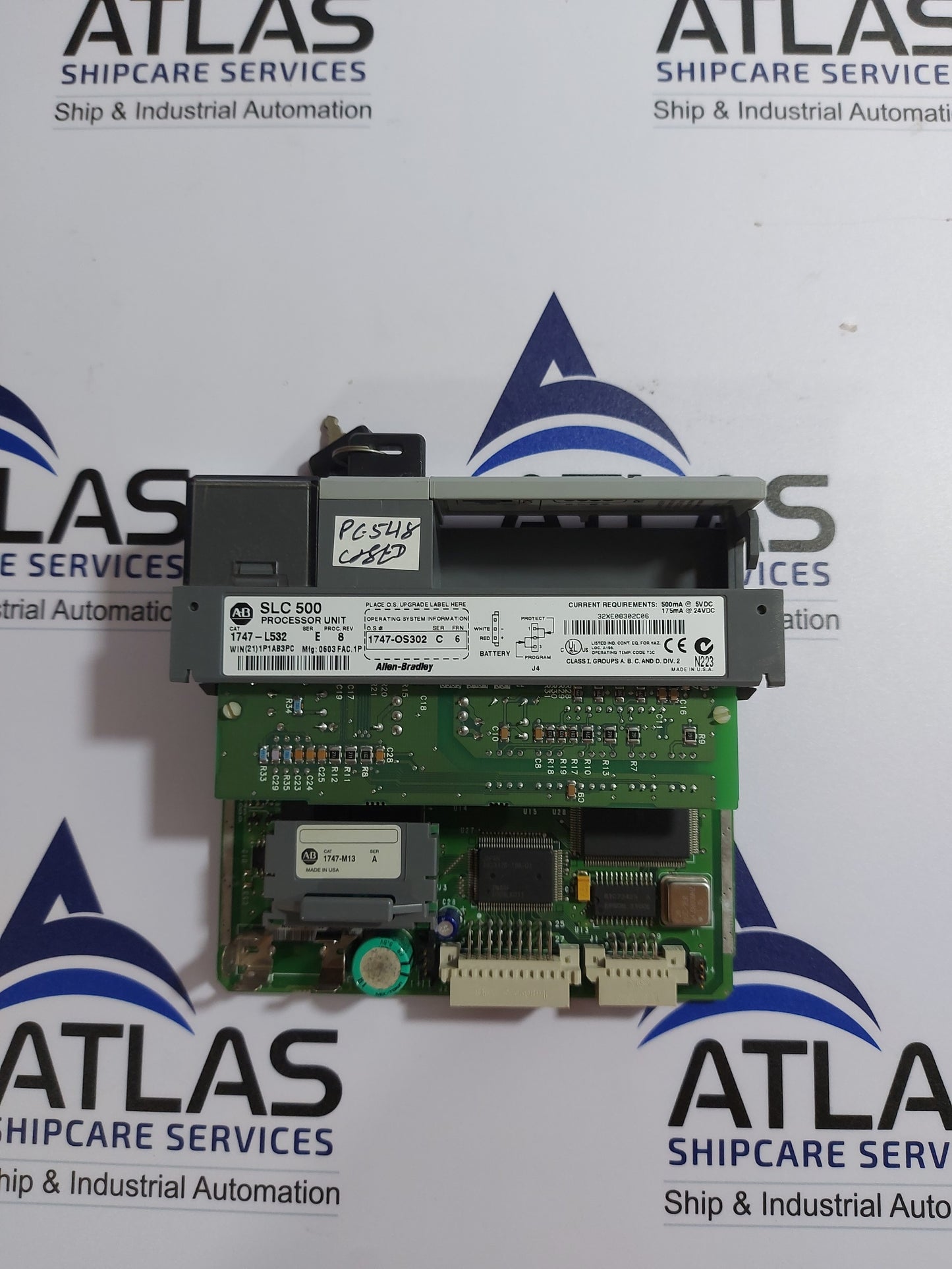 ALLEN-BRADLEY 1747-L532 SER.C SLC500 PROCESSOR UNIT