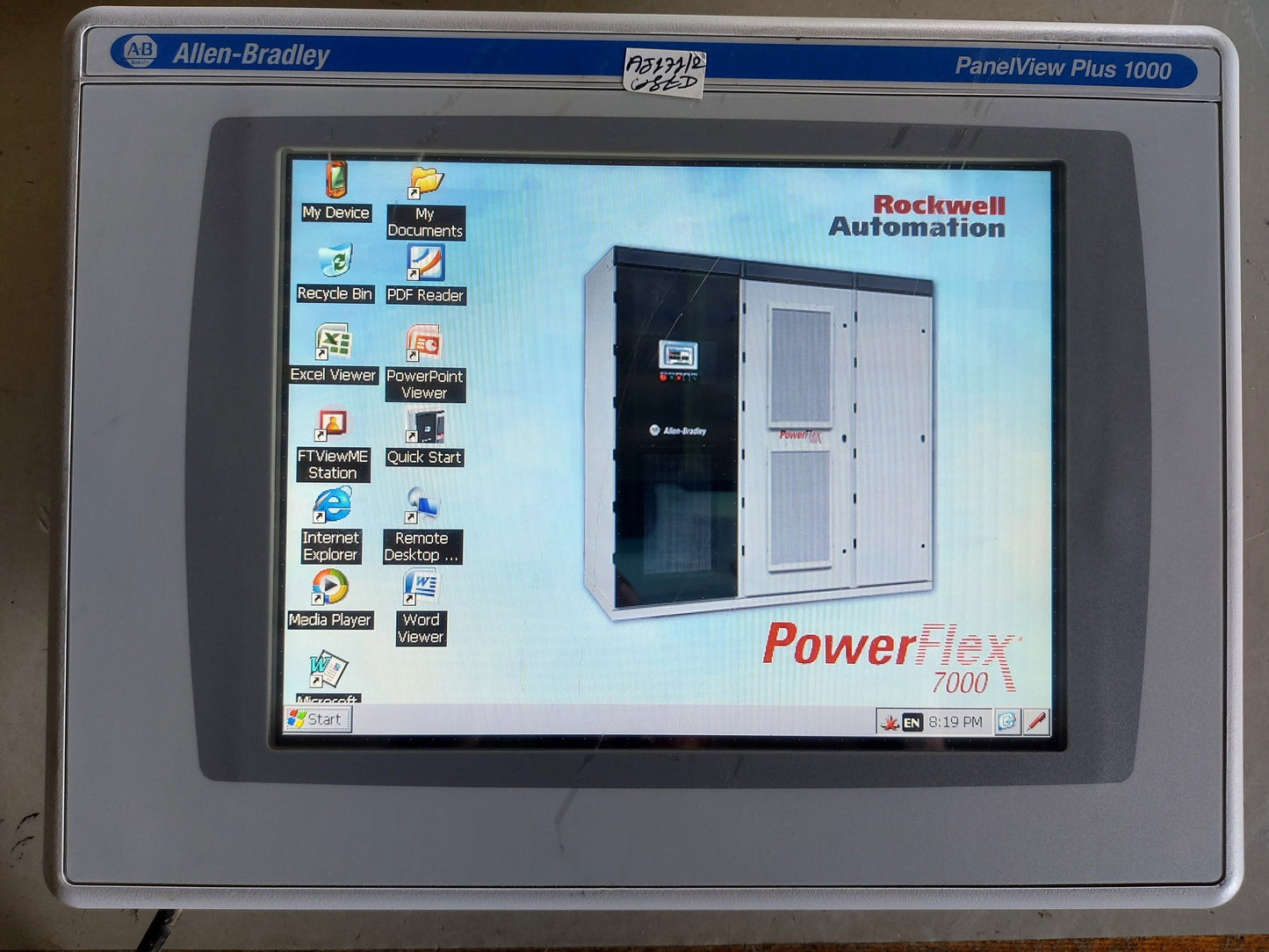 ALLEN-BRADLEY 2711P-RDT10C COLOR TOUCH DISPLAY MODULE