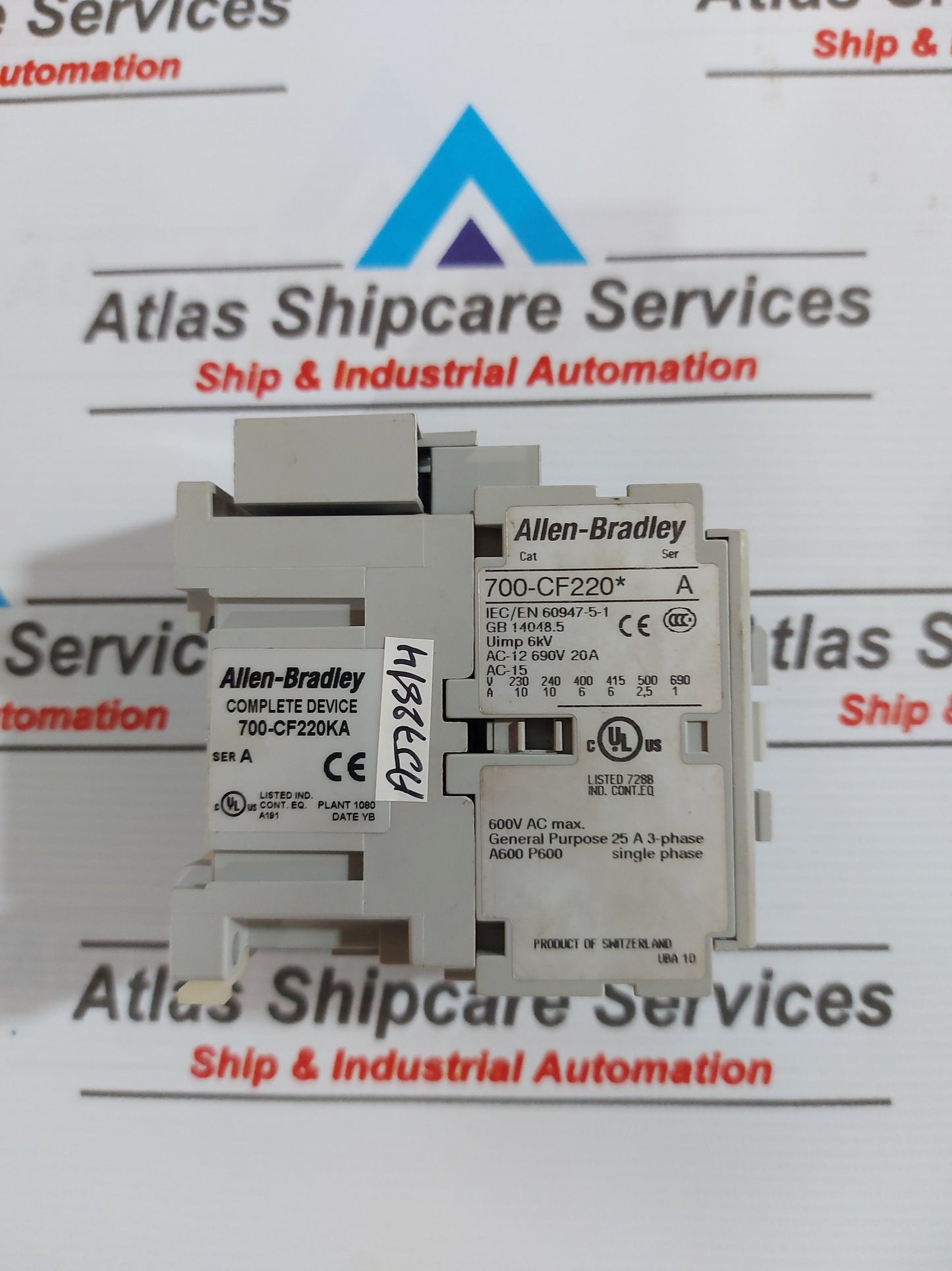 ALLEN-BRADLEY 700-CF220* SER.A CONTROL RELAY 240V 50/60Hz