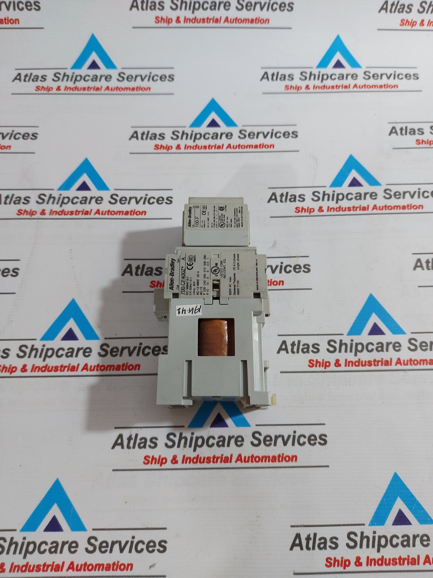 ALLEN-BRADLEY 700-CF400Z* SER.A WITH 100-F SER.B CONTROL RELAY