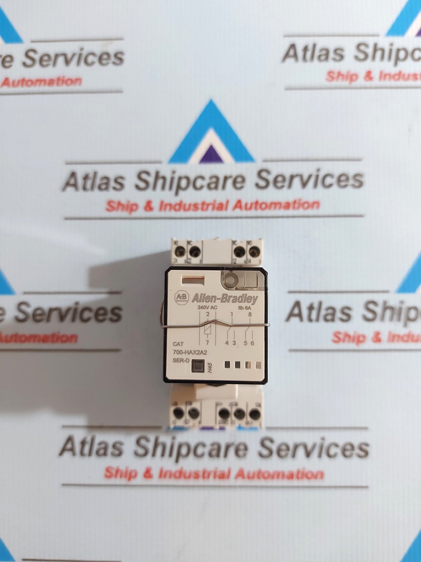 ALLEN-BRADLEY 700-HAX2A2 SER.D GENERAL PURPOSE RELAY 240VAC 6A