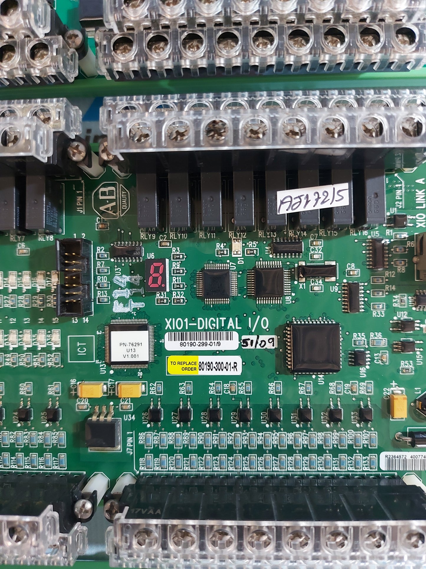 ALLEN-BRADLEY 80190-299-01/9 XI01-DIGITAL I/O MODULE 80190-300-01-R