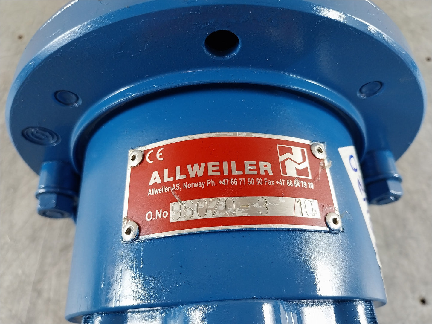 ALLWEILER TRE 40R46U18.1-Y-W202 PUMP