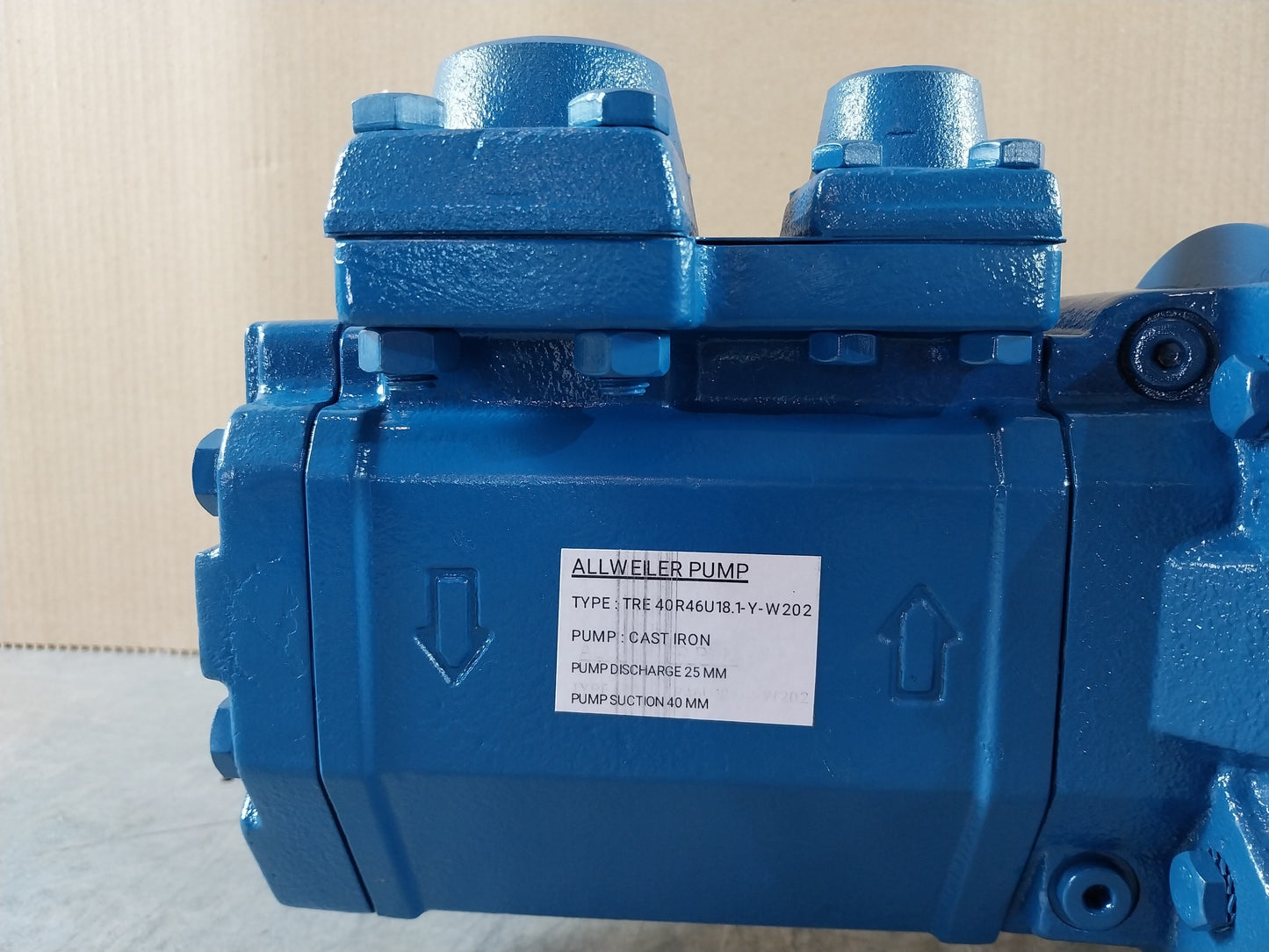 ALLWEILER TRE 40R46U18.1-Y-W202 PUMP