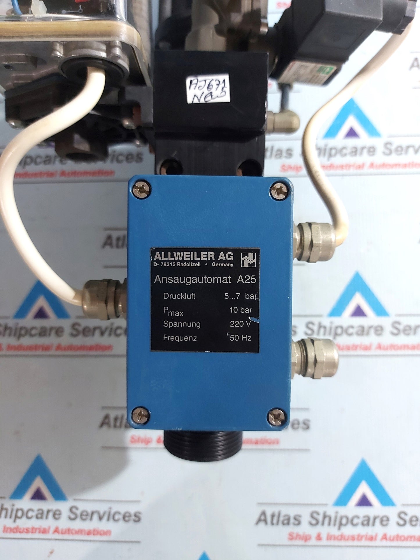 ALLWIELER A25 AUTOMATIC BREATHER EJECTOR FOR CENTRIFUGAL PUMP 220V