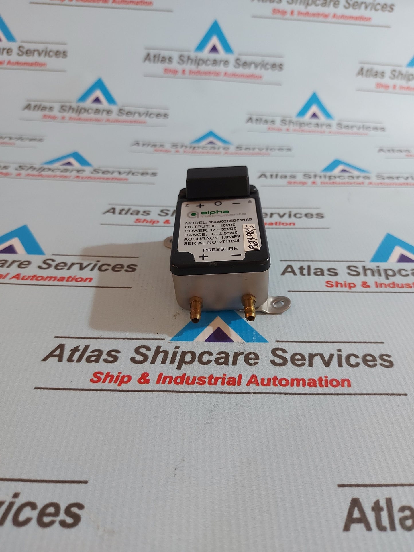 ALPHA INSTRUMENTS 164 LOW DIFFERENTIAL PRESSURE TRANSDUCER 164W02R5DC1NAB 0~10V