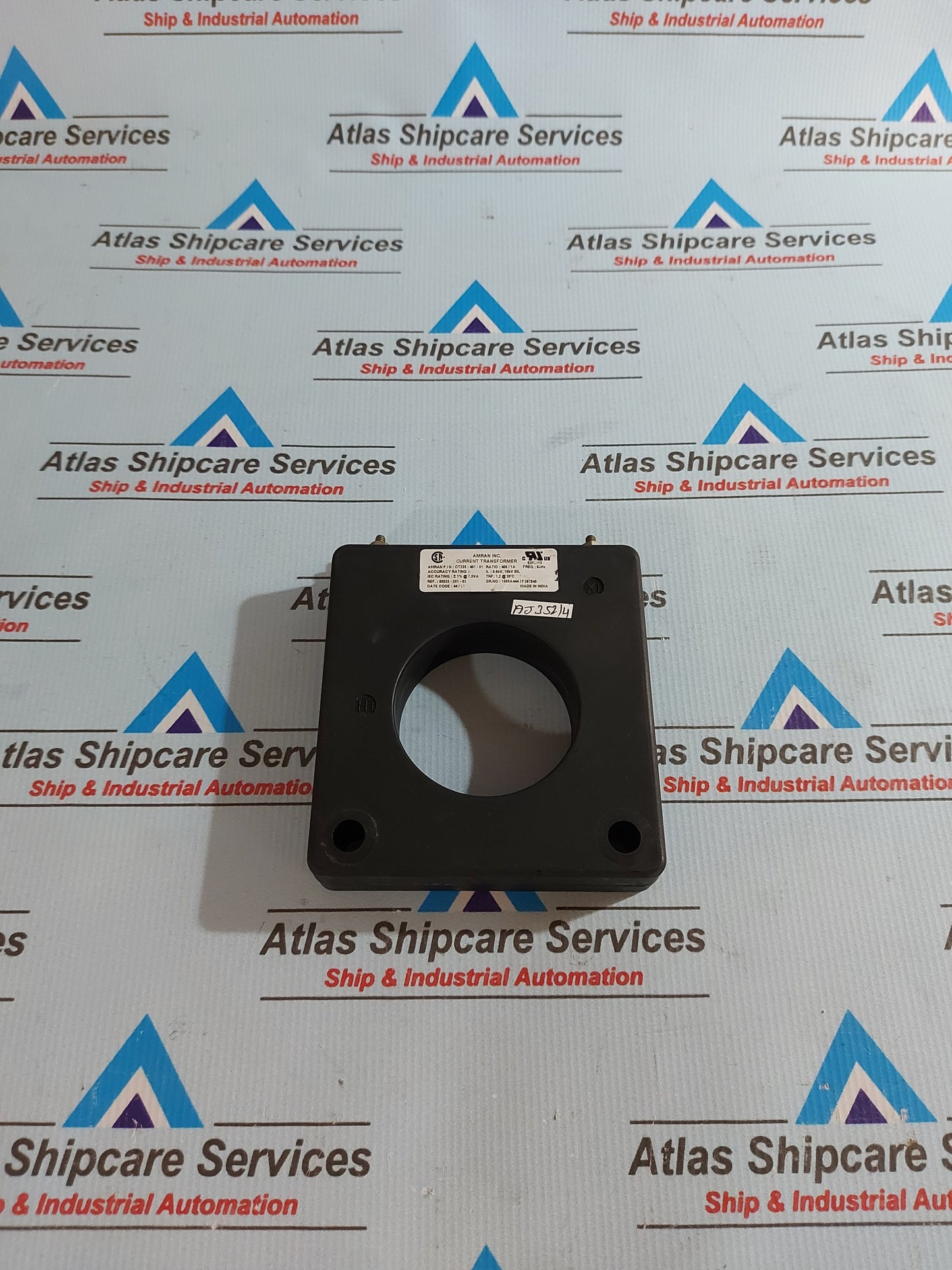 AMRAN CT235-401-01 CURRENT TRANSFORMER RATIO 400/1A 0.6kV,10kV BIL