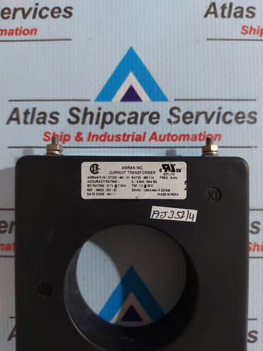 AMRAN CT235-401-01 CURRENT TRANSFORMER RATIO 400/1A 0.6kV,10kV BIL