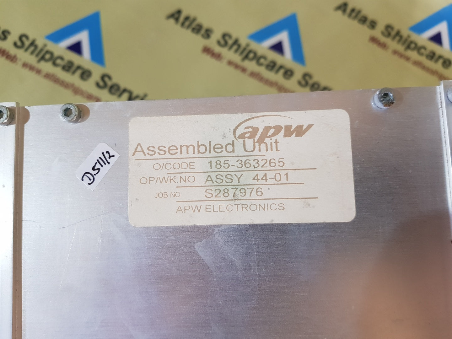 APW ELECTRONICS 185-363265B ASSEMBLED UNIT