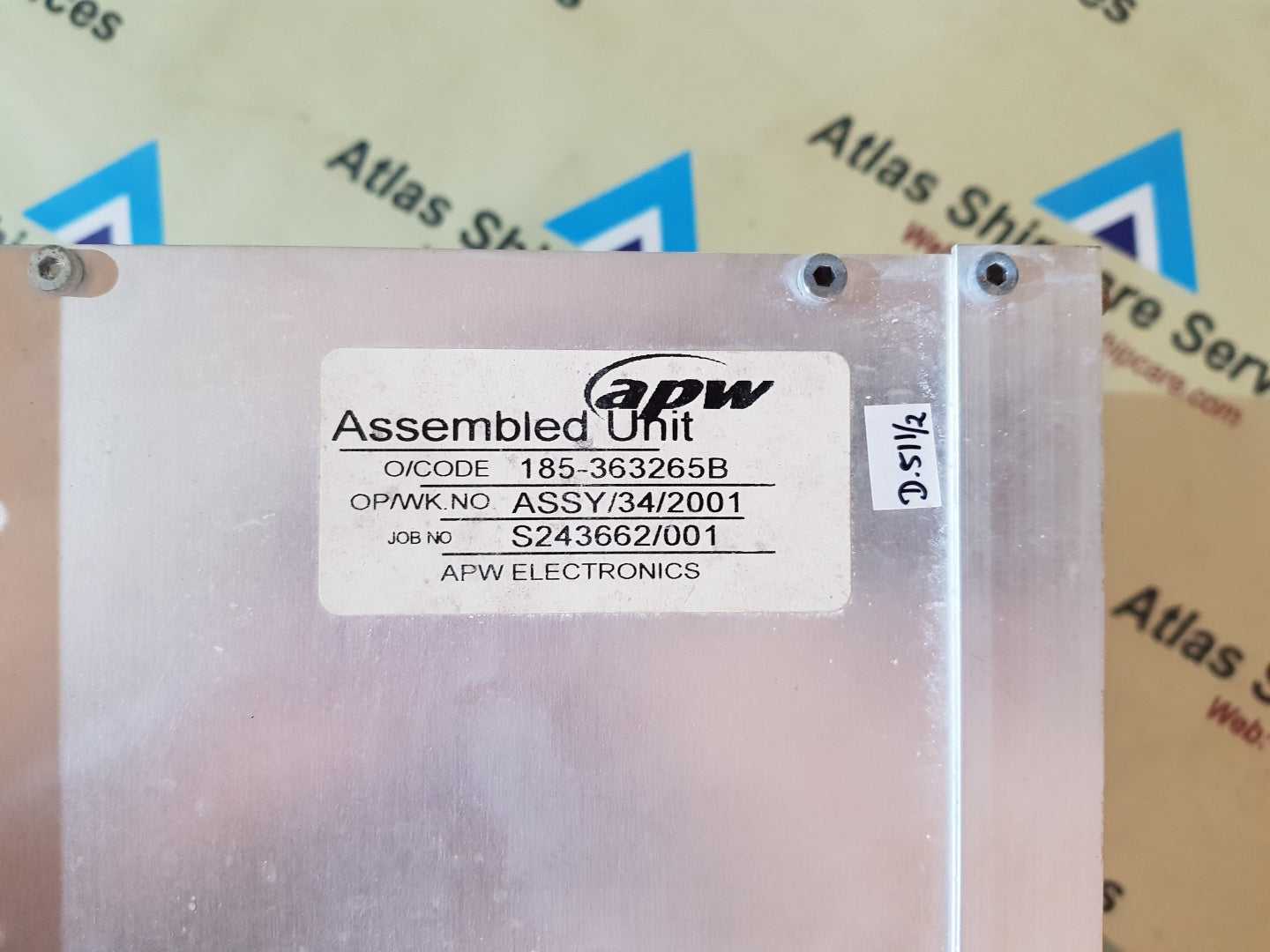 APW ELECTRONICS 185-363265B ASSEMBLED UNIT