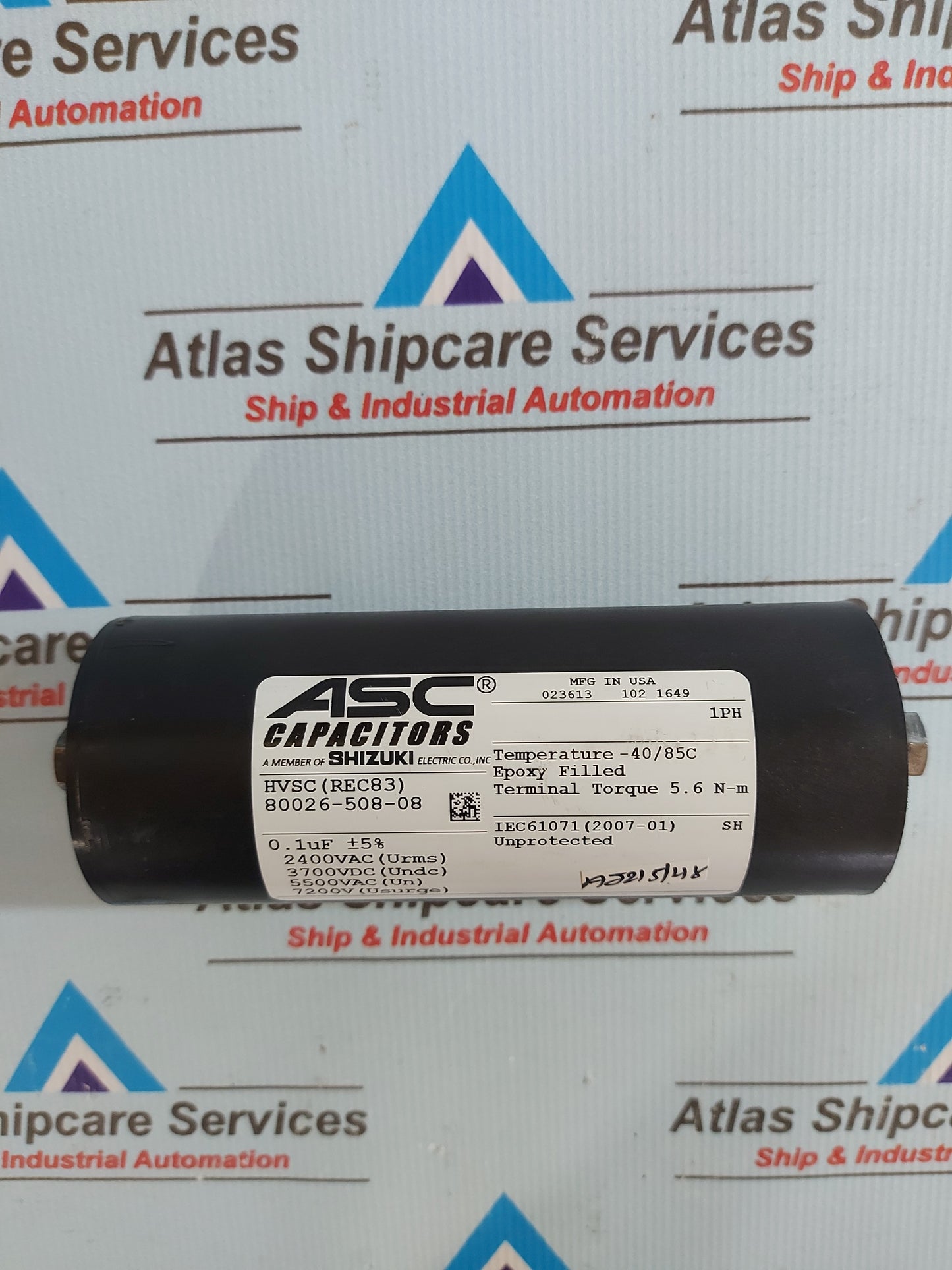 ASC CAPACITORS 80026-508-08 SNUBBER CAPACITOR