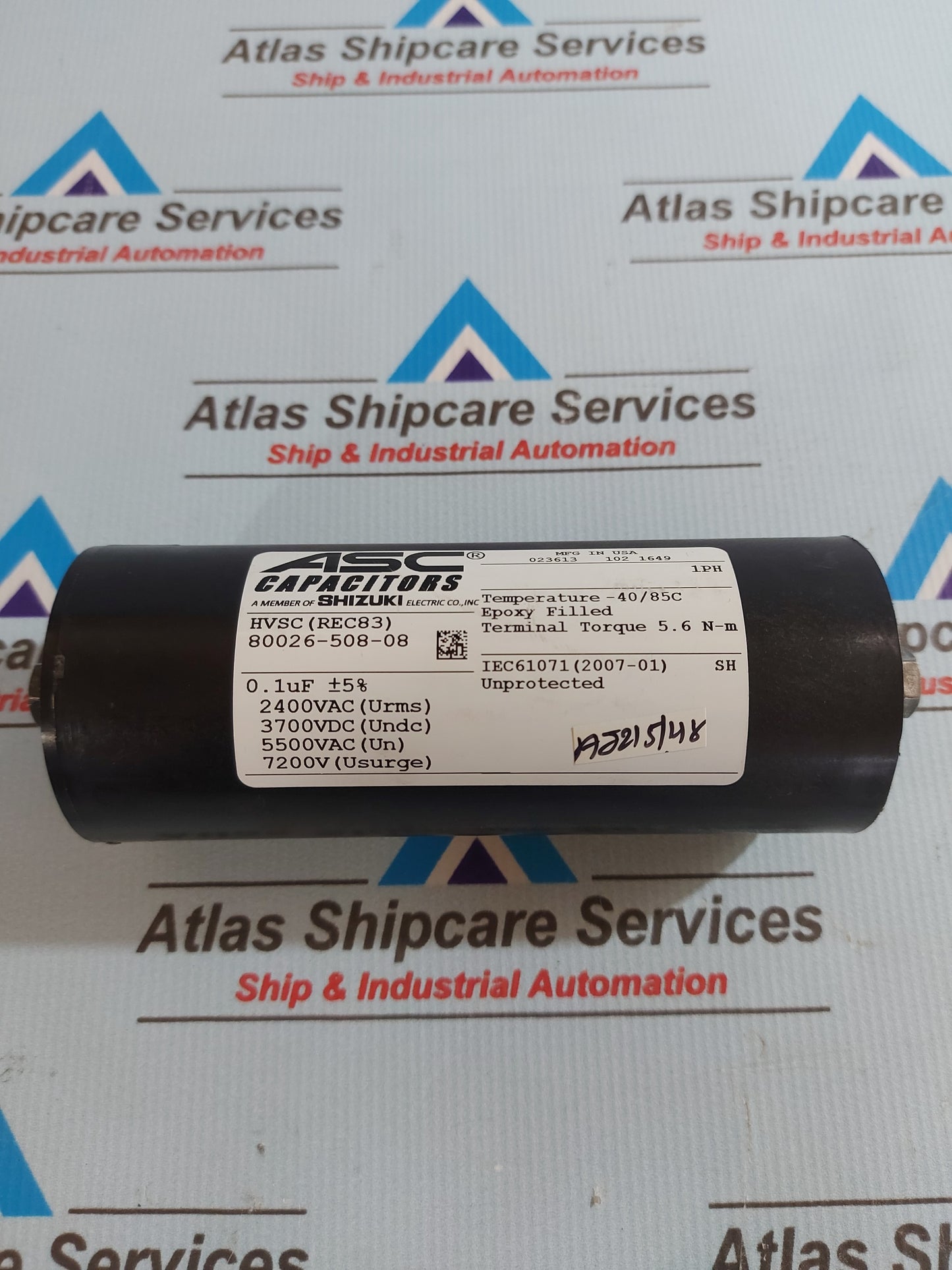 ASC CAPACITORS 80026-508-08 SNUBBER CAPACITOR