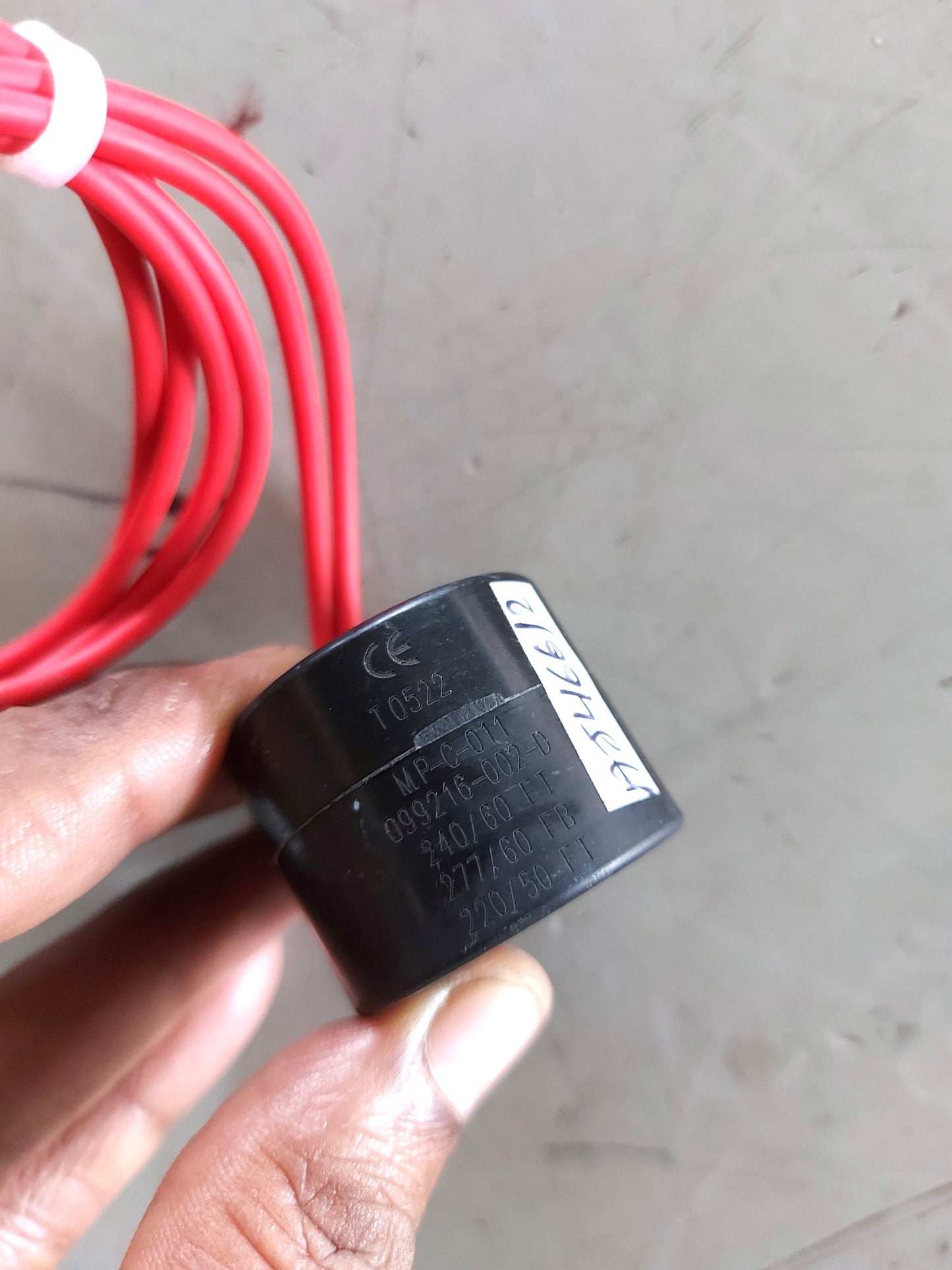ASCO 099216-002-D MP-C-011 SOLENOID VALVE COIL