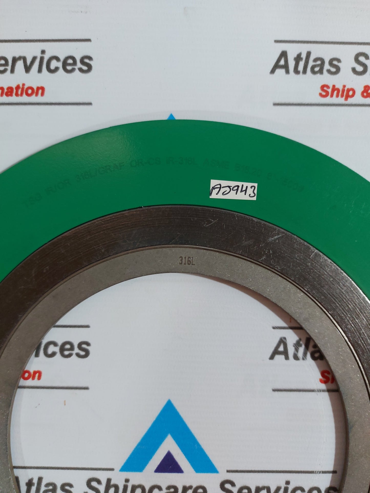 ASME B16.20 6"-1500 316L/GRAF OUTER RING CS INNER RING SPIRAL WOUND GASKET