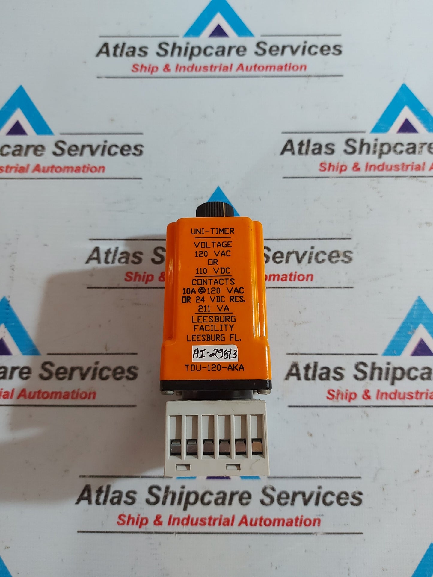 ATC DIVERSIFIED TDU-120-AKA PROGRAMMABLE TIMER RELAY 110VDC/120VAC