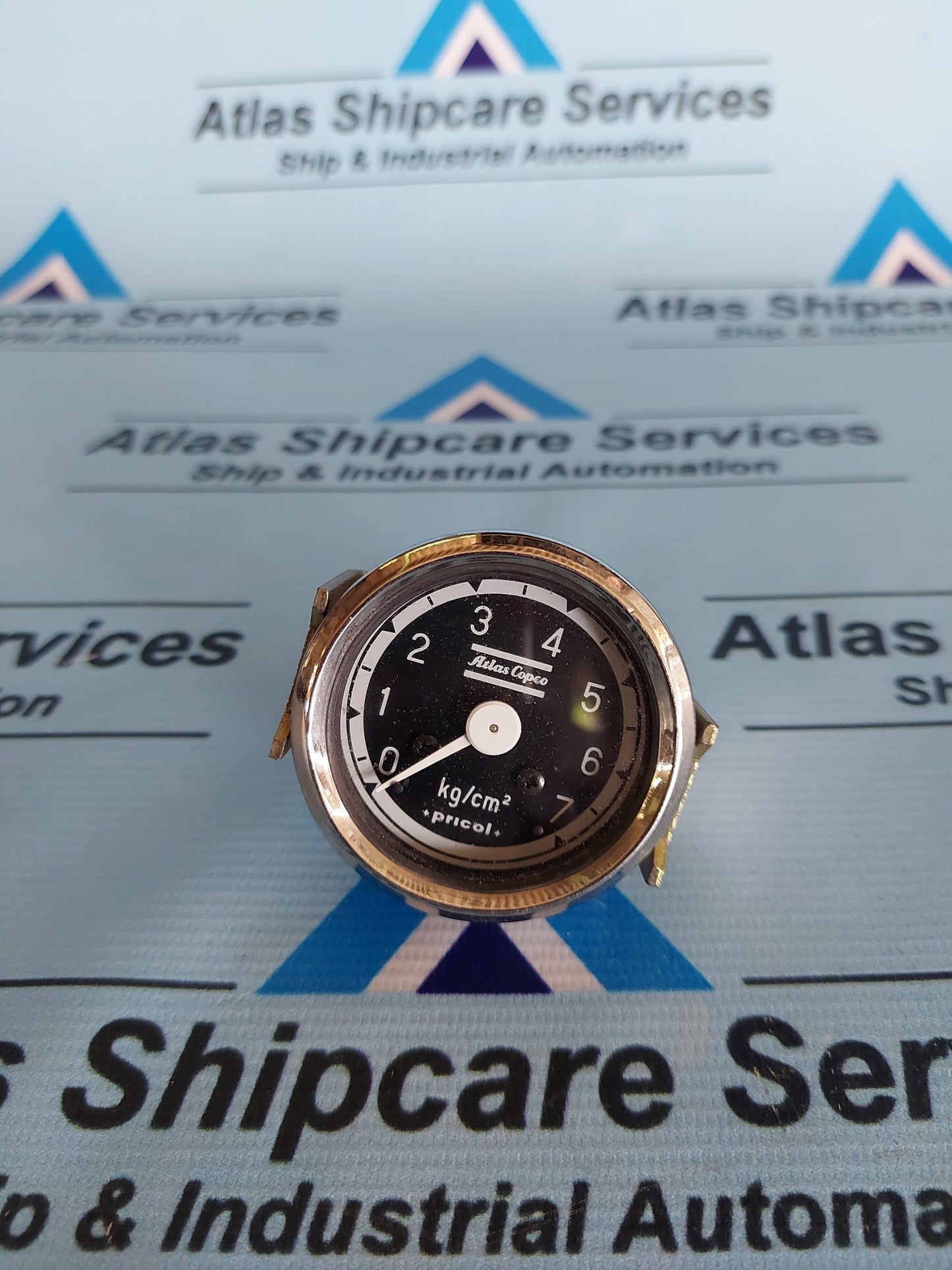 ATLAS COPCO PRICOL WATER TEMPERATURE GAUGE 0 TO 7 Kg/cm2