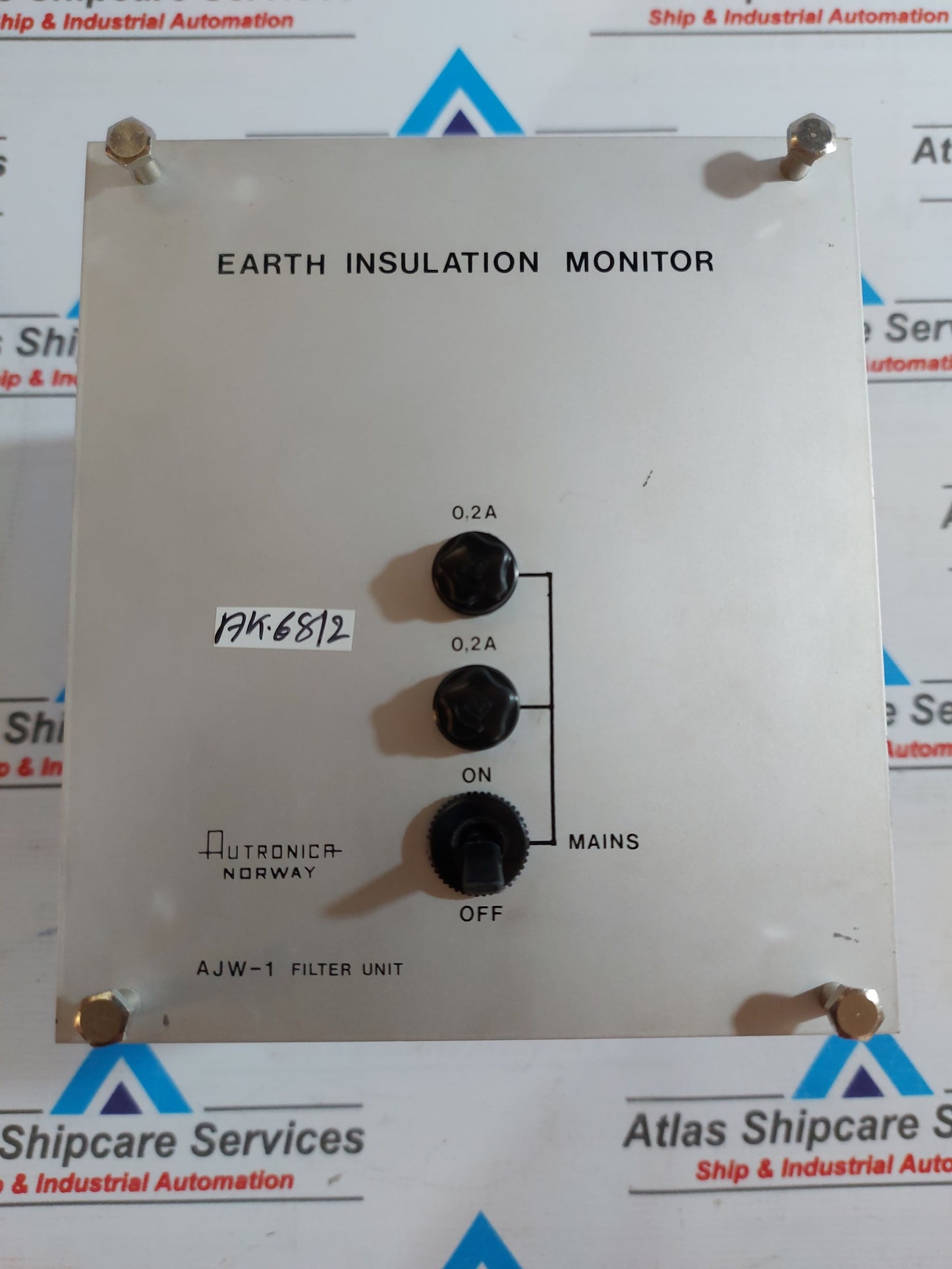 AUTRONICA AJW-1 FILTER UNIT EARTH INSULATION MONITOR