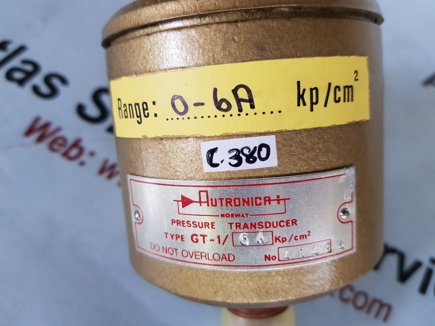 AUTRONICA GT-1/6A PRESSURE TRANSDUCER
