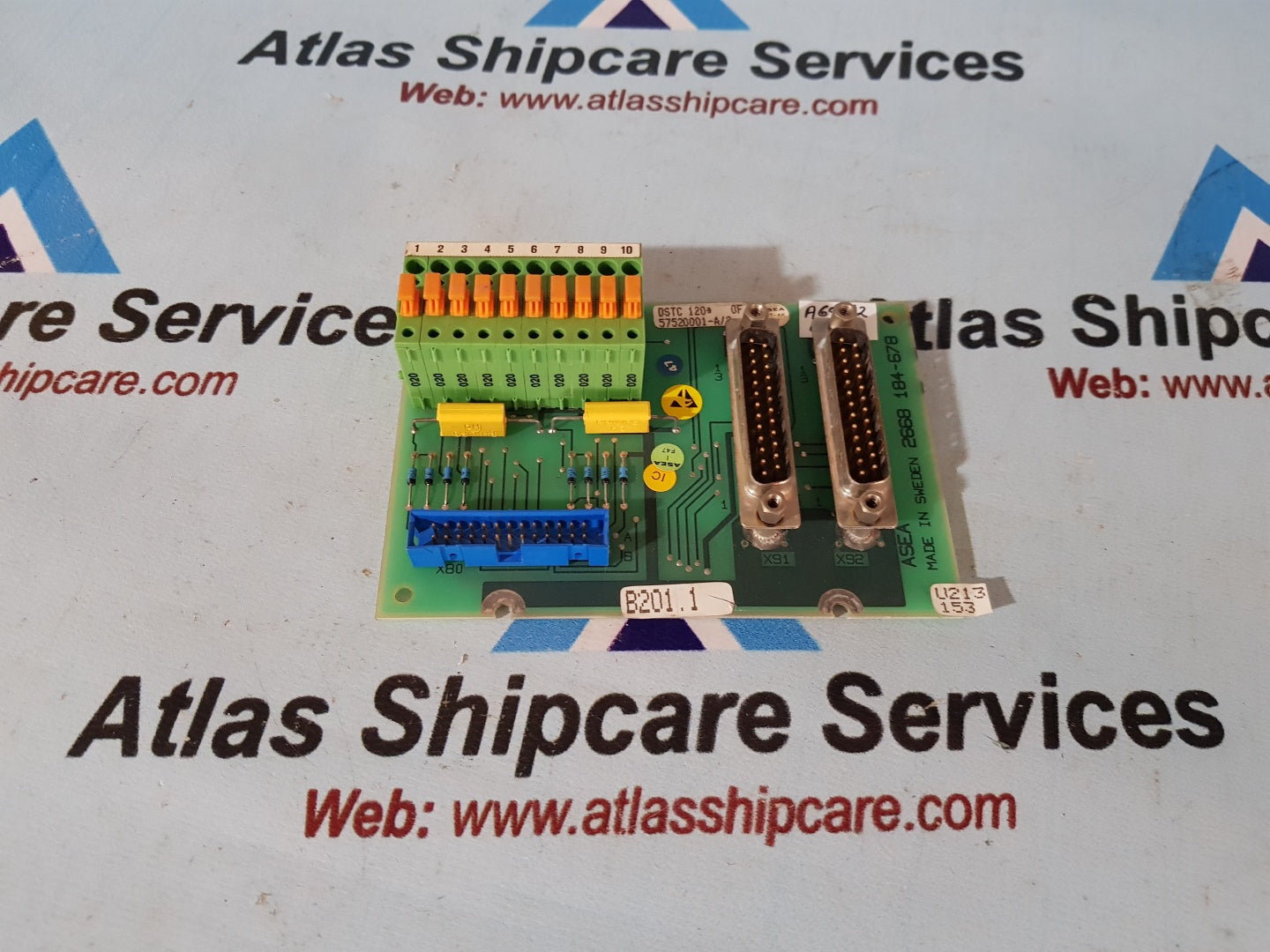Asea DSTC 120 57520001-A/2 Connection Unit Pc Board