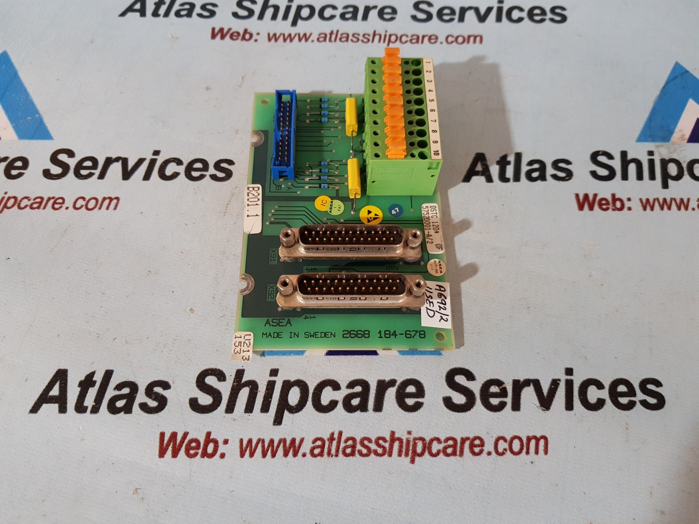Asea DSTC 120 57520001-A/2 Connection Unit Pc Board