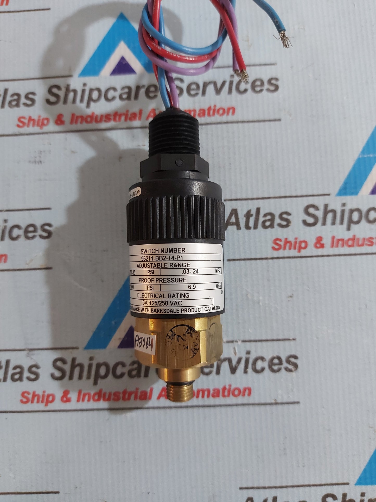 BARKSDALE 96211-BB2-T4-P1 PRESSURE SWITCH
