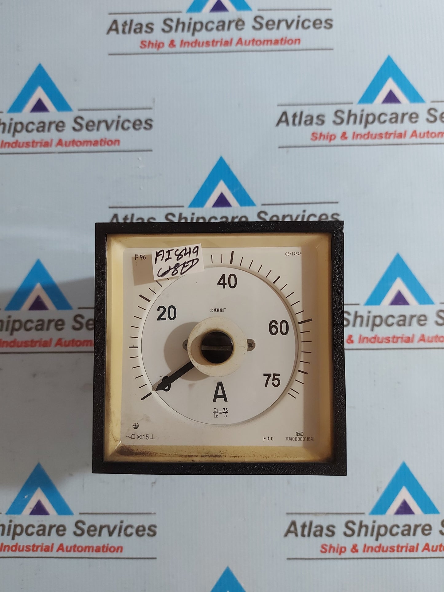 BEIJING AUTOMATIC GB/T7676 AC AMMETER 0-75A