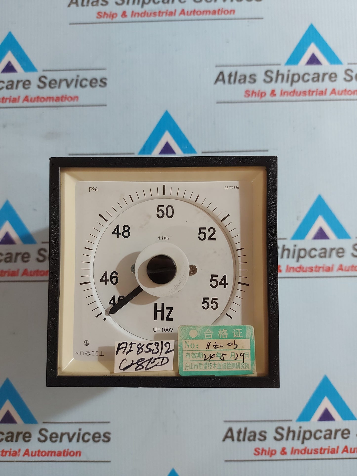 BEIJING AUTOMATIC GB/T7676 FREQUENCY METER 45-55Hz