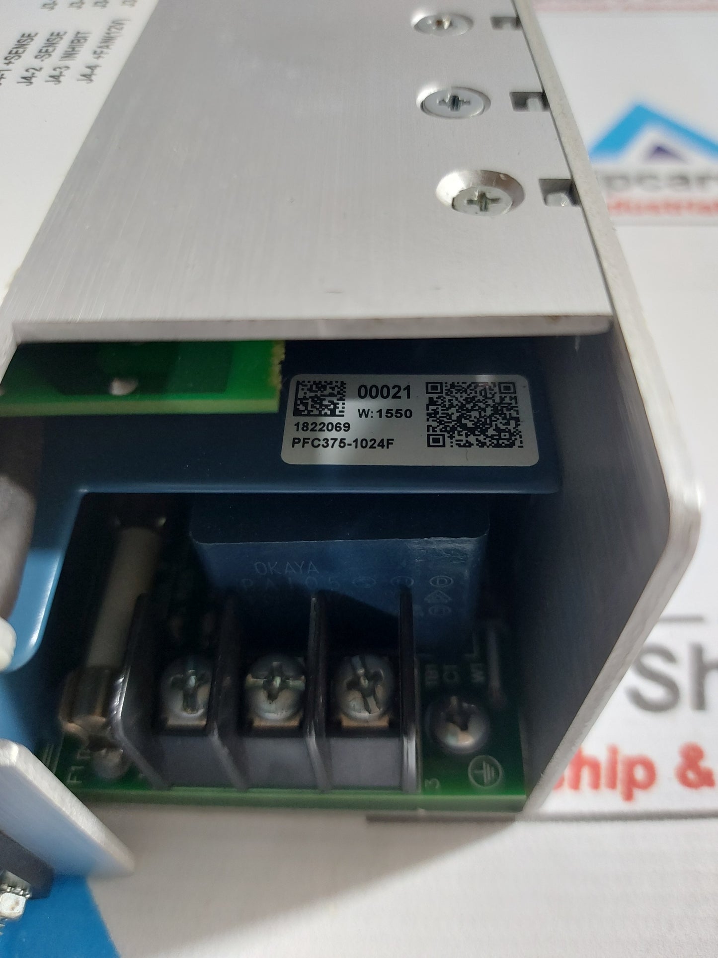 BEL POWER SOLUTION PFC375-1024F POWER SUPPLY 85-250VAC 50/60Hz