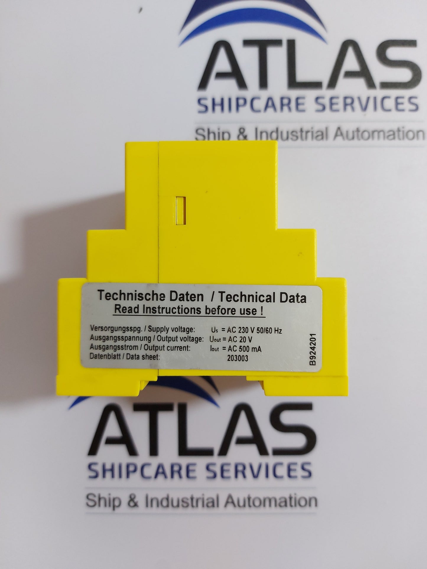 BENDER AN450 POWER SUPPLY B924201