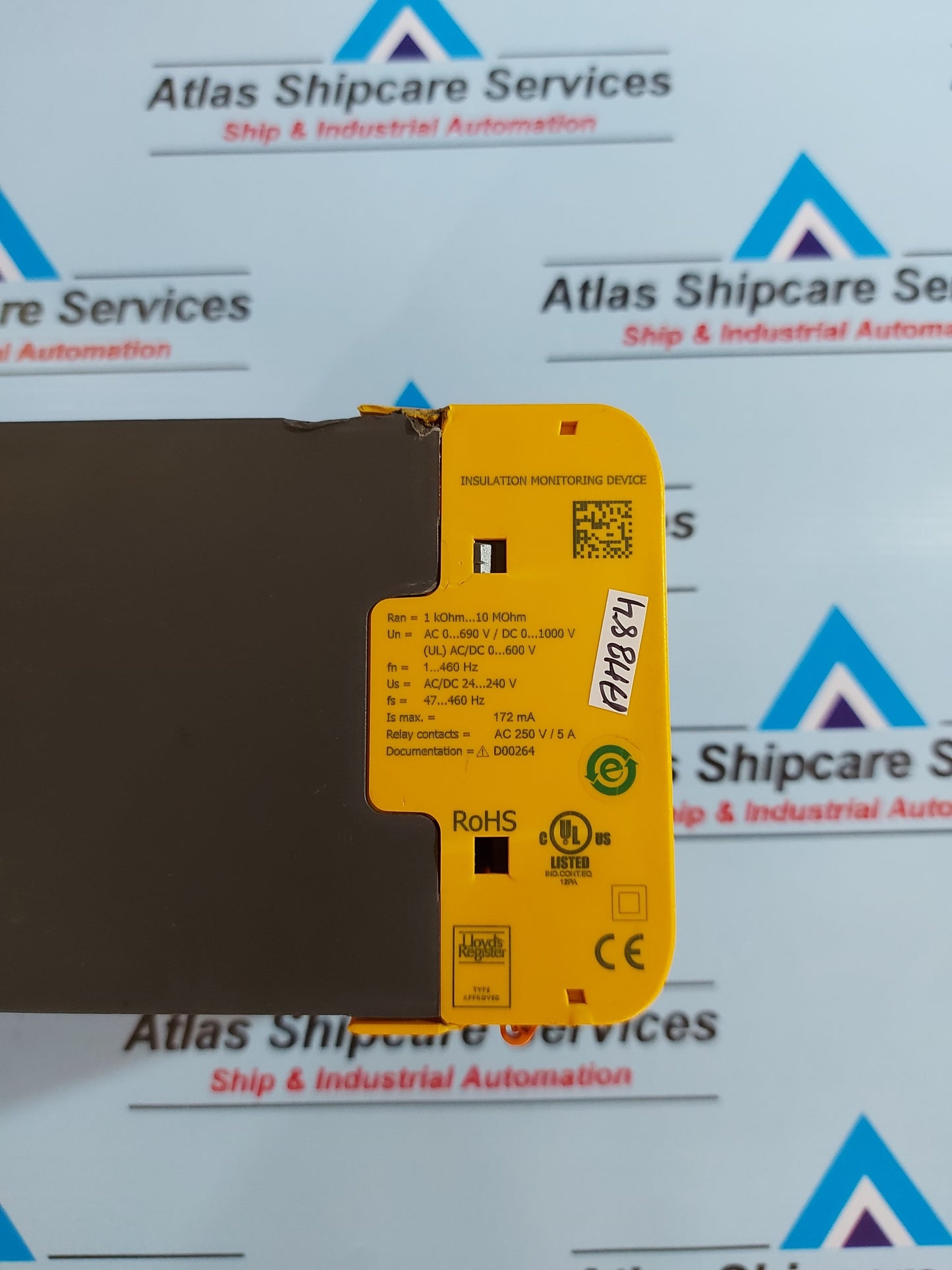 BENDER ISO685 INSULATION MONITORING DEVICE