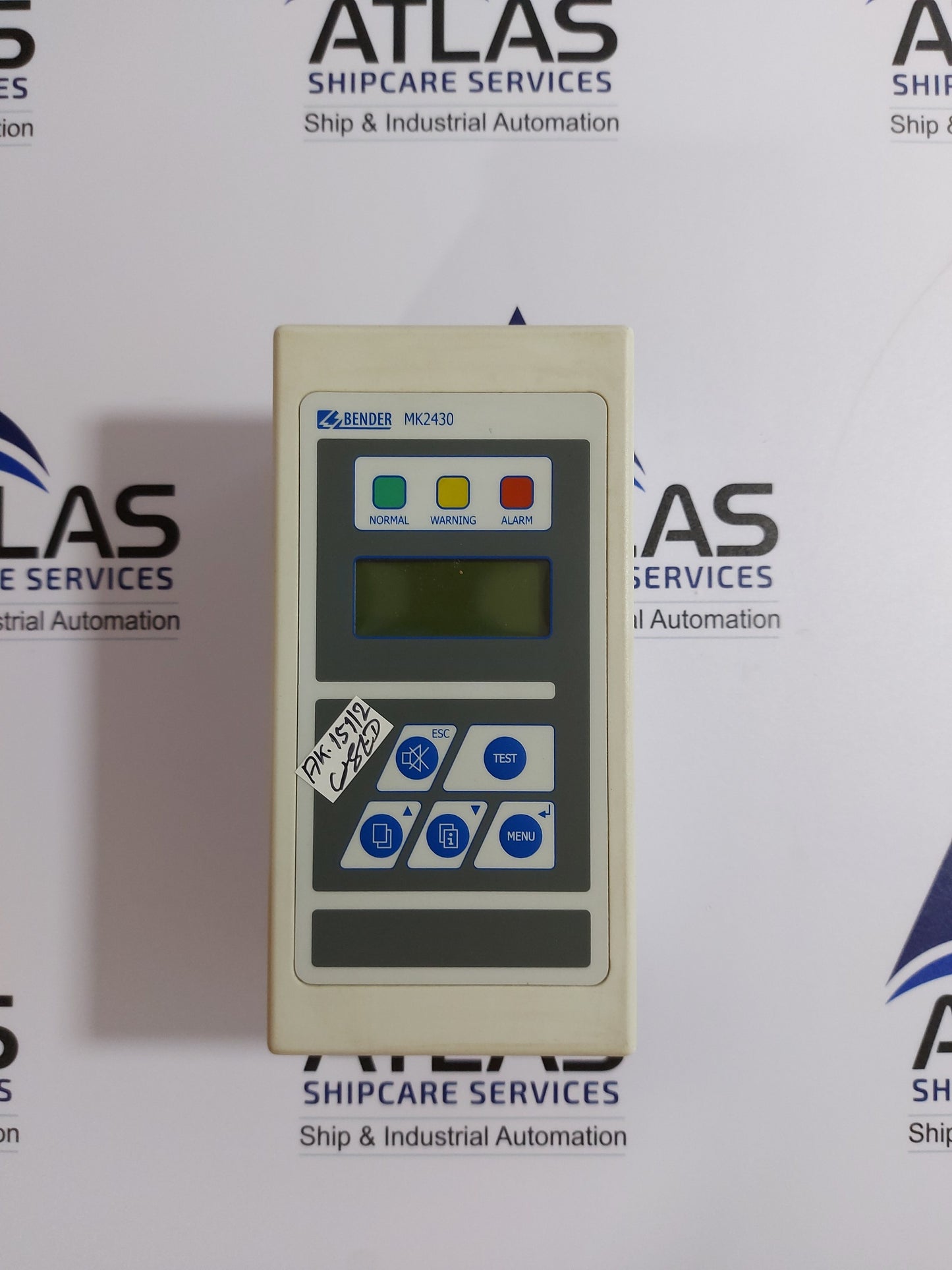 BENDER MK2430-12 SIGNAL AND TEST COMBINATION IN ACCORDEANCE WITH DIN VDE 0100-710