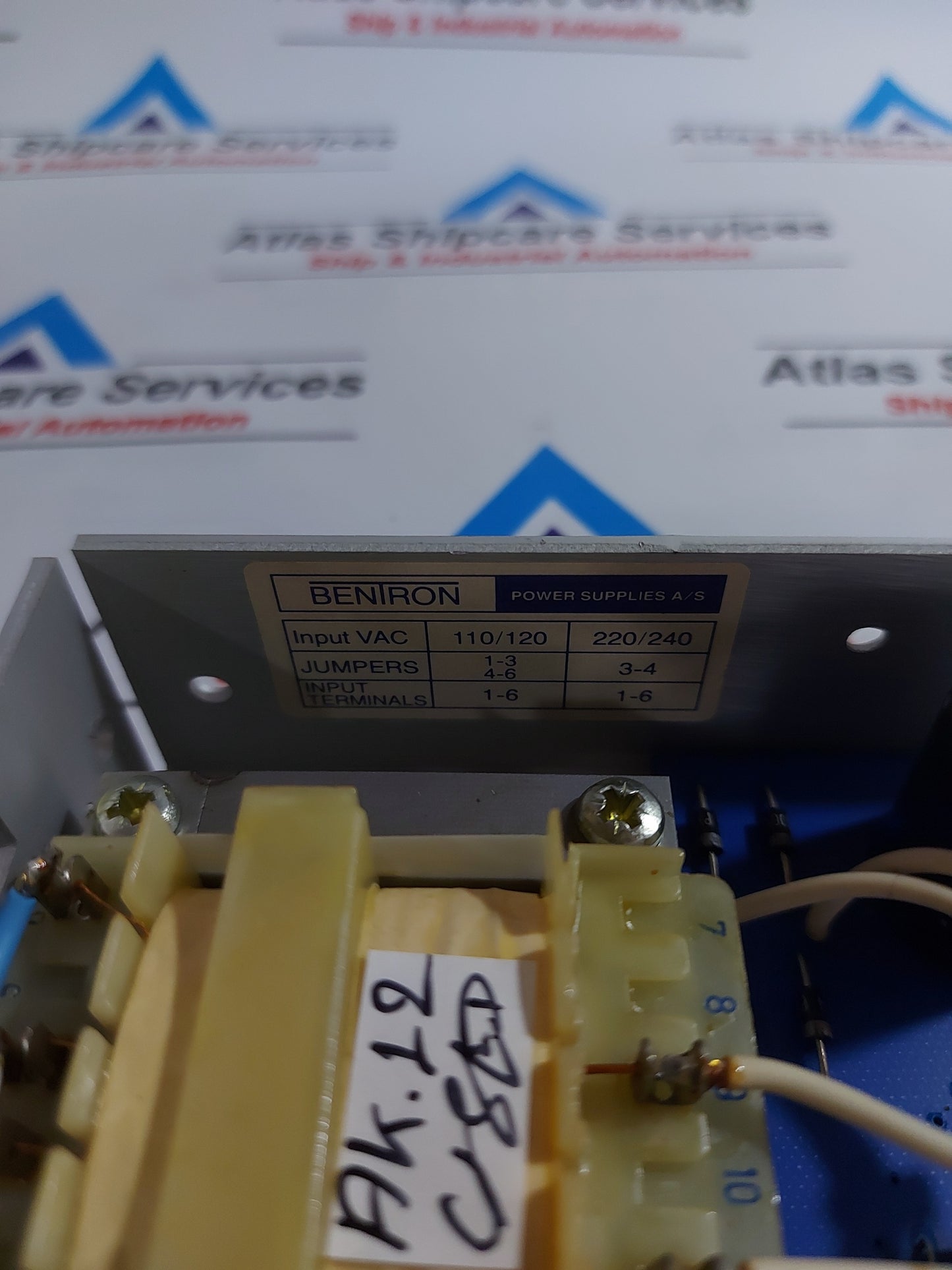 BENTRON S-24/1.2 POWER SUPPLY 1.2 AMP 110/240VAC