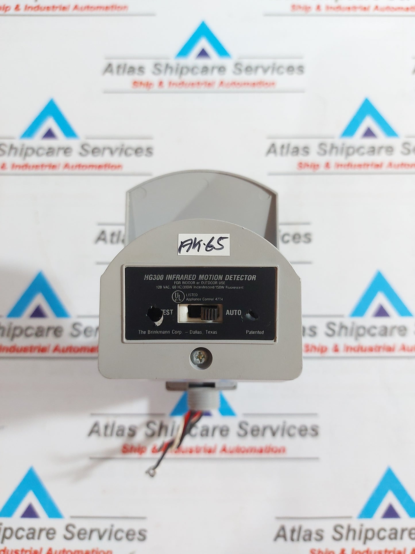 BRINKMANN HG300 INFRARED MOTION DETECTOR