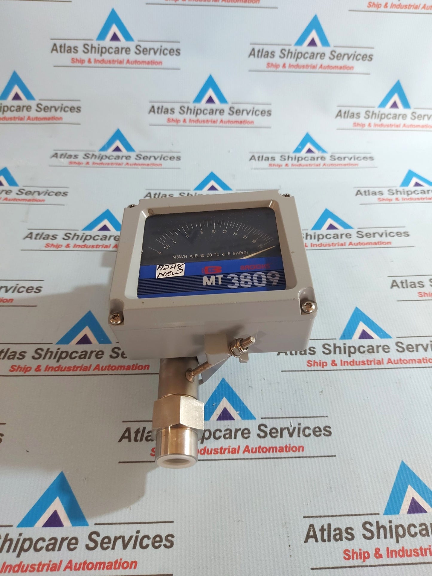 BROOKS MR3809 VARIABLE AREA FLOW METER 3809E12A4DAA1A1