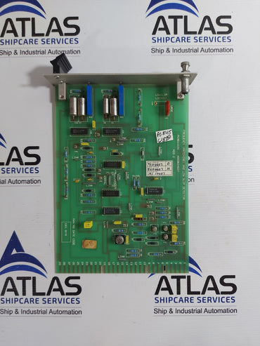 BRUSH HAWKER PC9611031 FREQUENCY AND LOW SLIP DETECTOR PCB CARD