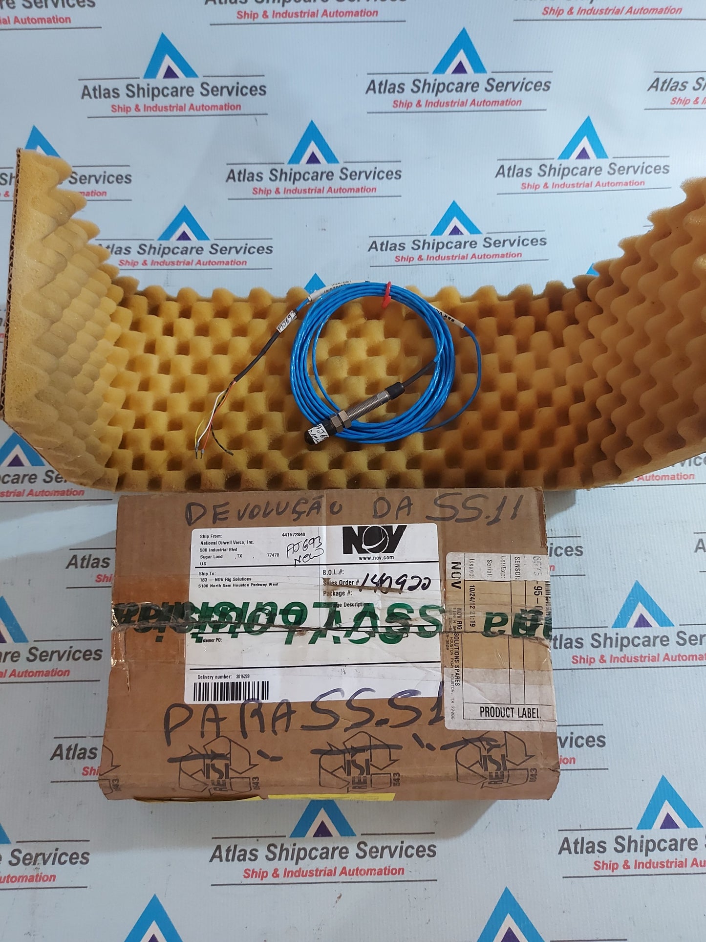 B&K VIBRO INA-081/4/070/50/0/205 INTEGRATED DISPLACEMENT SENSOR