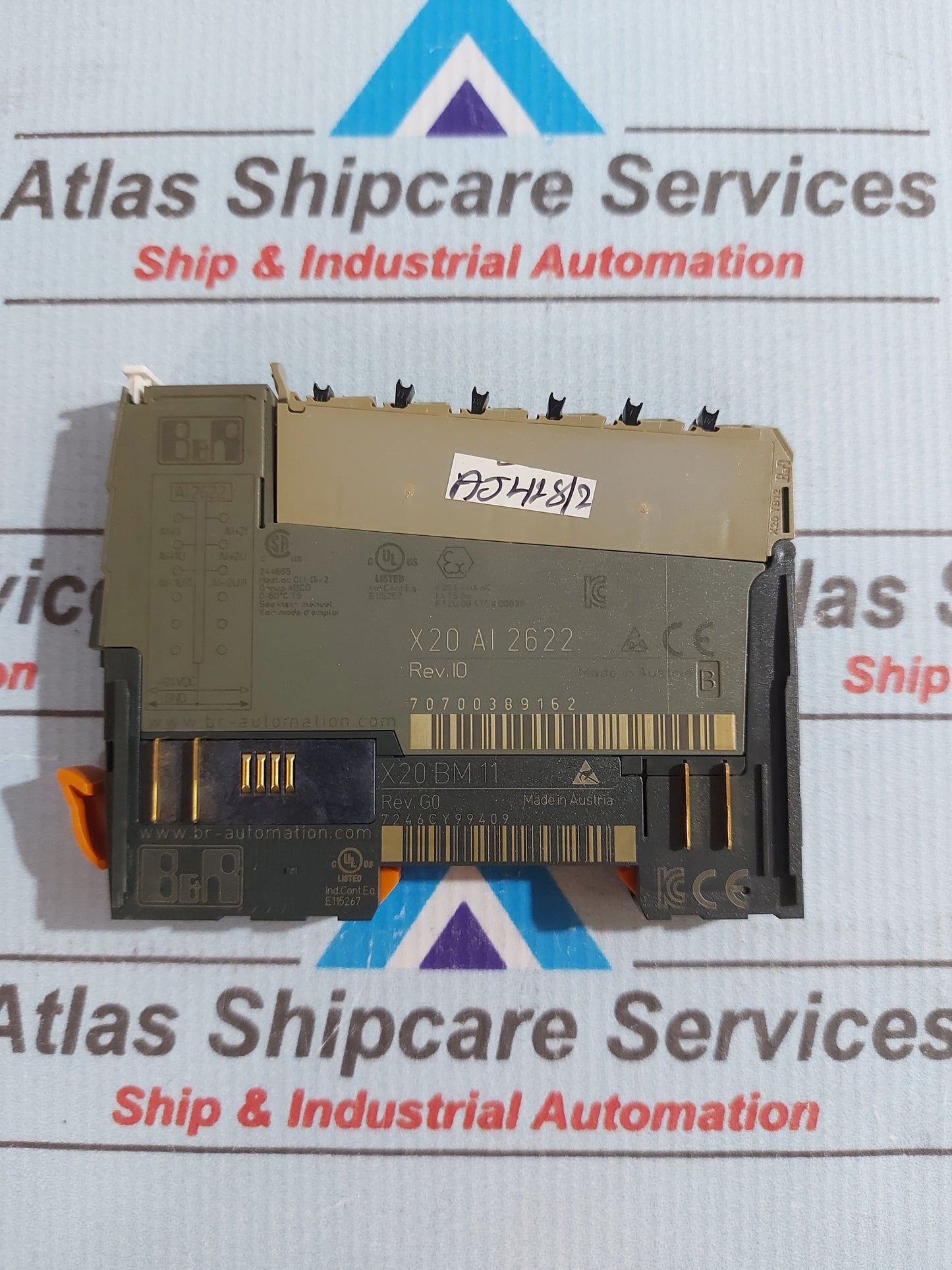 B&R AUTOMATION X20 AI 2622 ANALOG INPUT MODULE REV.I0