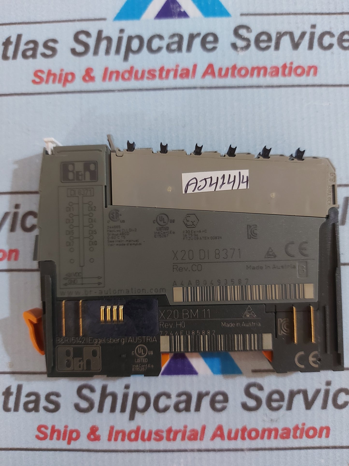 B&R AUTOMATION X20 DI 8371 INPUT MODULE REV.C0